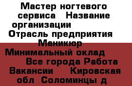 Мастер ногтевого сервиса › Название организации ­ EStrella › Отрасль предприятия ­ Маникюр › Минимальный оклад ­ 20 000 - Все города Работа » Вакансии   . Кировская обл.,Соломинцы д.